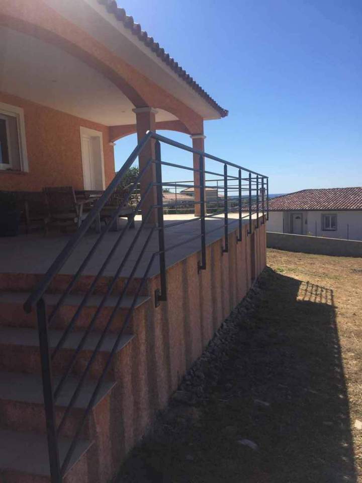 Garde corps inox et acier Borgo